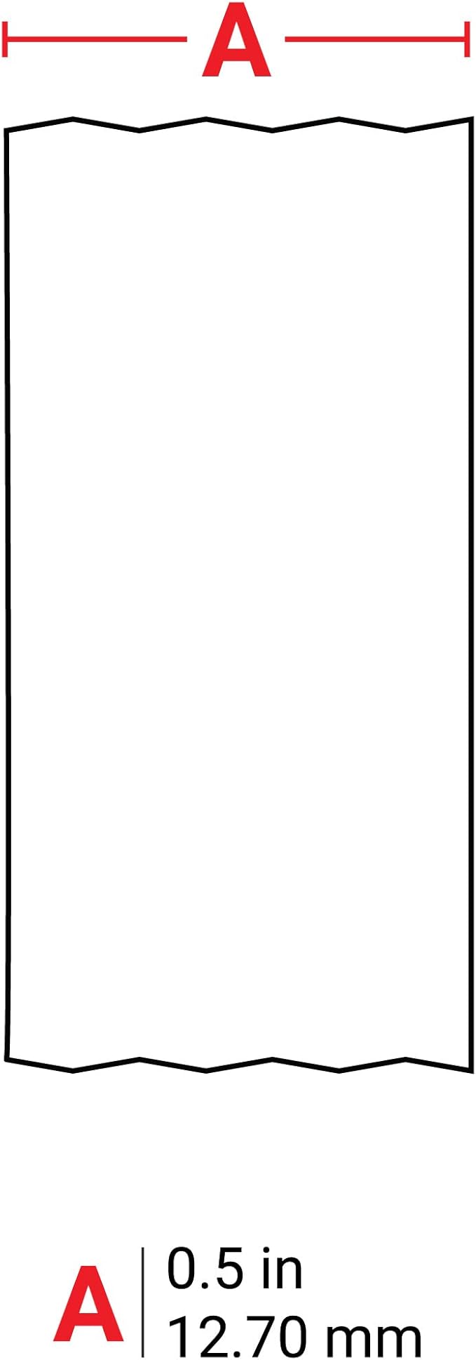 Brady Authentic (M21-500-595-BR) All-Weather Vinyl Label for Indoor/Outdoor ID, Lab and Equipment Labeling, White on Brown- ForM210, M210-LAB, M211, BMP21-PLUS and BMP21-LAB Printers, .5" W, 21' L