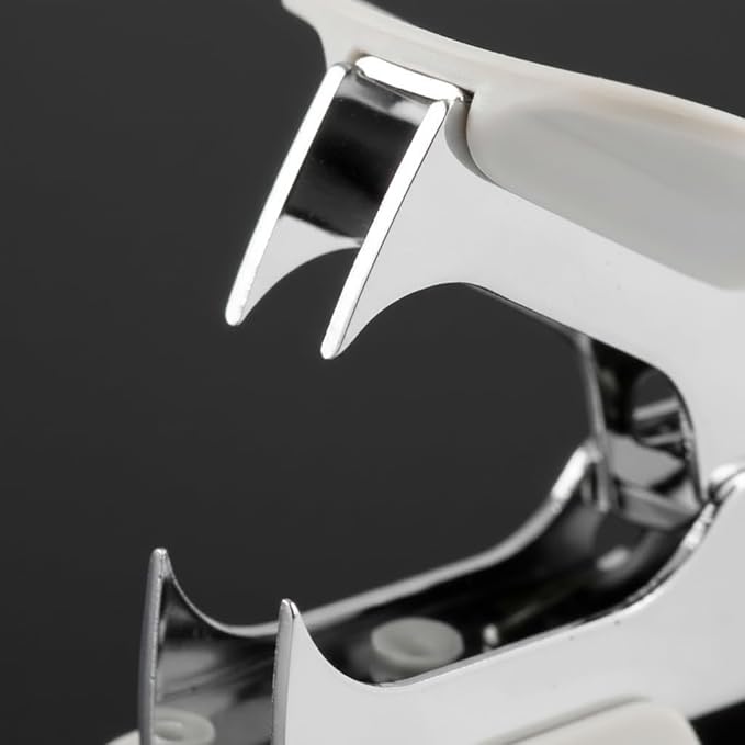 2Pcs White Steel Pine Style Staple Remover for 24/6 26/6 Staple Removers White Staples Stapler Remover Office and School Supplies Staplers and Punches