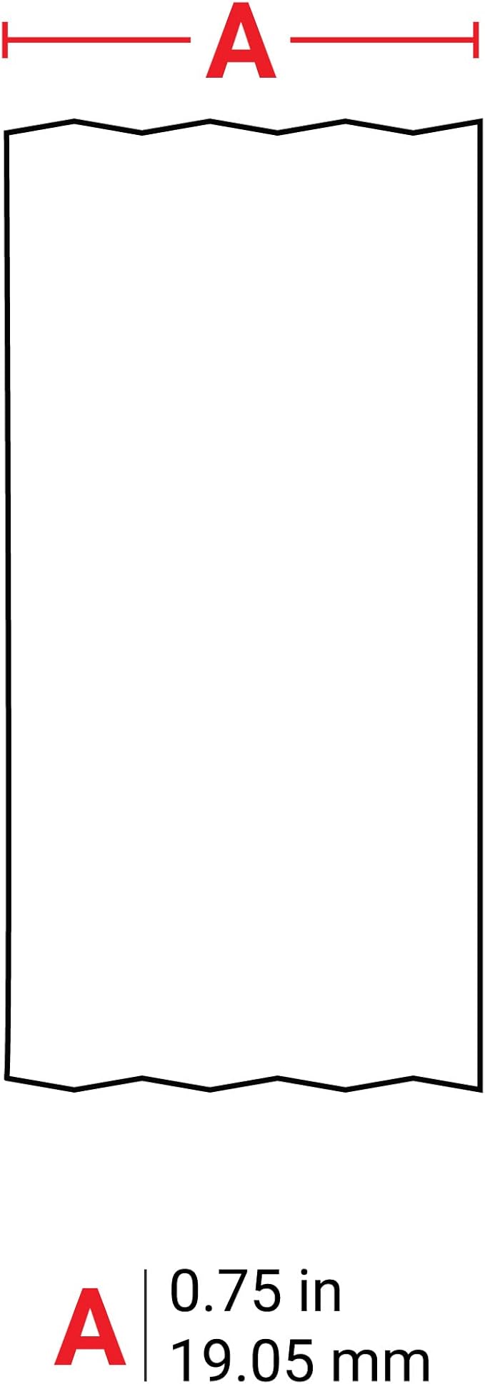 Brady Authentic (M21-750-423) Harsh Environment Polyester Label for Barcode, Solar Panel, Printed Circuit Board, Black on White- For M210, M210-LAB, M211, BMP21-PLUS and BMP21-LAB Printers, .75"W 21'L