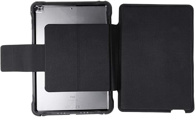 OtterBox UnlimitEd SERIES Case with Keyboard Folio + Screen Protector for iPad 7th, 8th & 9th Gen (10.2" Display - 2019, 2020 & 2021 version) - Non-retail/Ships in Polybag - Clear/Black