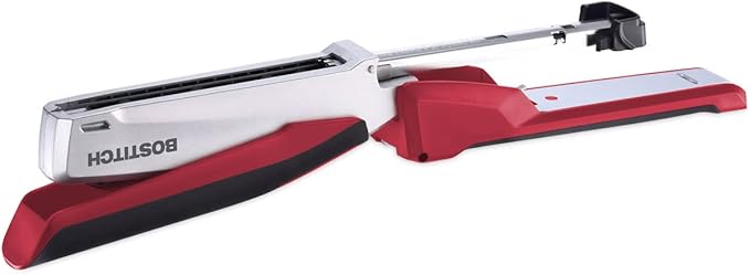 PaperPro-Bostitch 1117 inPOWER Premium Stapler, 28-Sheet Capacity, Red/Silver