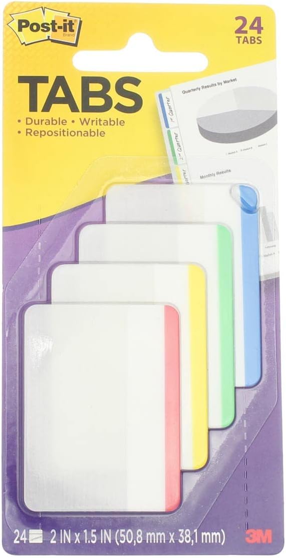 POST-IT TABS 4PADS