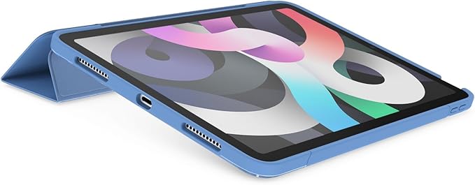OtterBox - Symmetry Series 360 Elite Case for 10.9" iPad Air 4th/5th Gen - Scratch-Resistant Tablet Case with Folio and Apple Pencil Holder (Bell Bottom Blue)