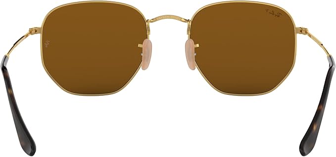 Ray-Ban unisex-adult Rb3548n Hexagonal Flat Lens Hexagonal Sunglasses
