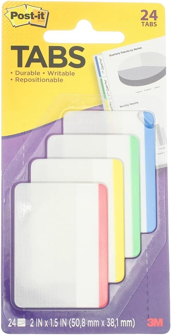 POST-IT TABS 4PADS