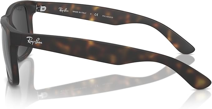 Ray-Ban unisex-adult Rb4165f Justin Low Bridge Fit Rectangular Sunglasses
