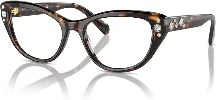 Swarovski womens Sk2023 Cat Eye Prescription Eyewear Frames