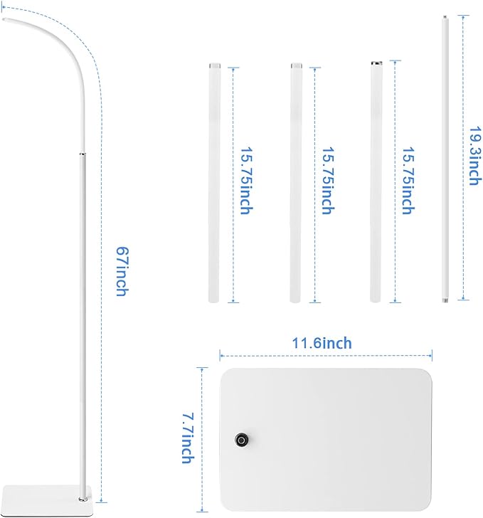 Baby Monitor Floor Stand Compatible with Hellobaby ,Infant Optics,Nanit Pro, Owlet Cam/Cam 2 Baby Monitor, Adjustable Height 67",Also fit for Cameras with 1/4 Thread Connection,Universal Camera Stand