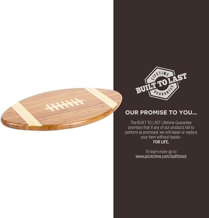 NCAA TCUHorned Frogs Touchdown! Bamboo 16-Inch Cutting Board