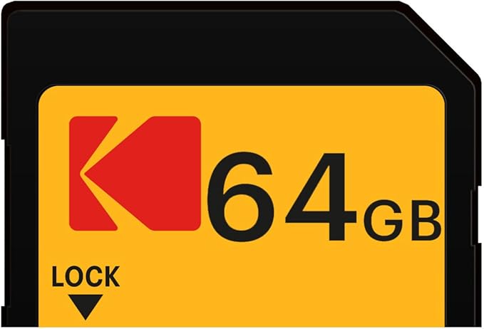 Kodak 64GB UHS-II U3 V90 Ultra Pro SDXC Memory Card - Up to 300MB/s Read Speed and 270MB/s Write Speed