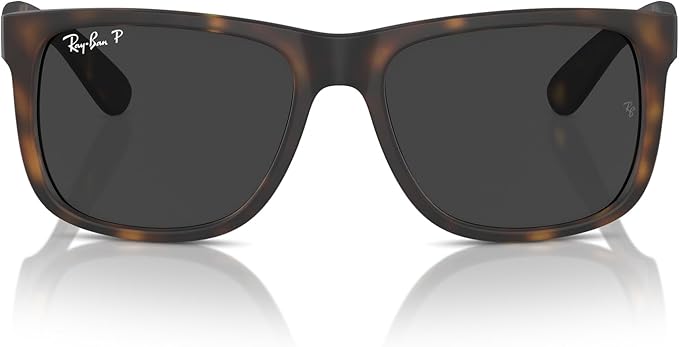 Ray-Ban unisex-adult Rb4165f Justin Low Bridge Fit Rectangular Sunglasses