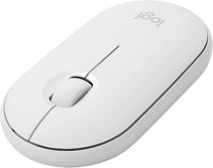 Logitech Slim Wireless Bluetooth Mouse for Mac - White