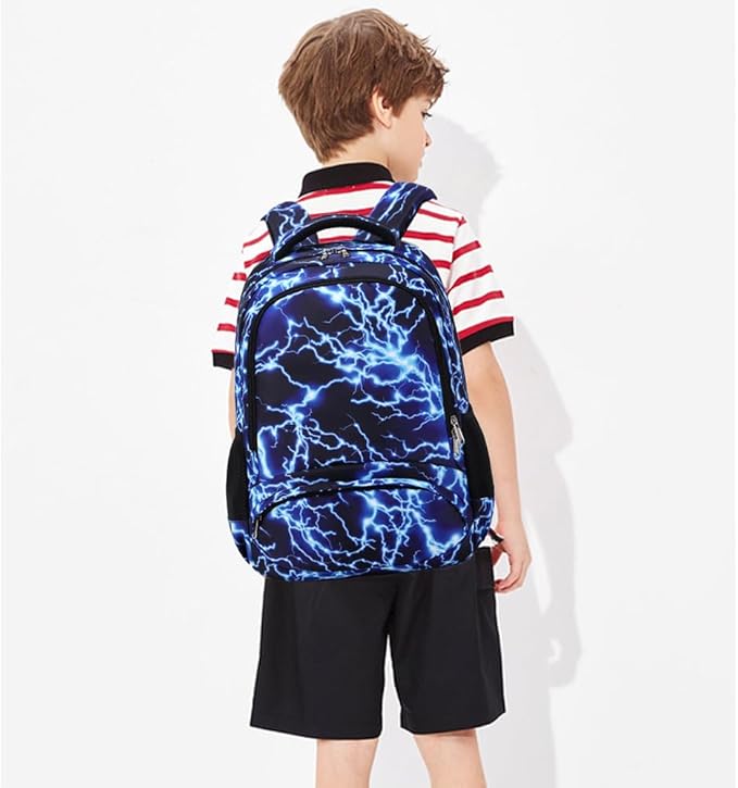 Meisohua School Backpack for Teens Girls Boys Backpack for Elementary Middle School Bookbag for Kids Backpack Lunch Bag Set