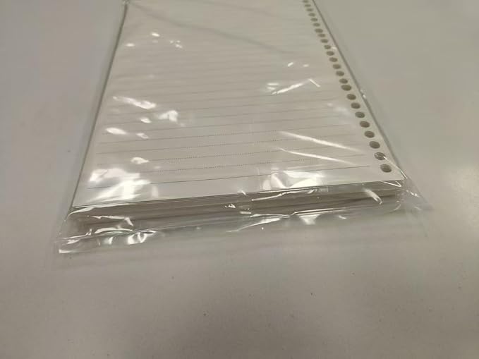 2 Pack A5 6 Holes Page Marker Ruler Plastic Binder Ruler Divider Ruler for Journal Magazine Notebook (BTRuler, A5