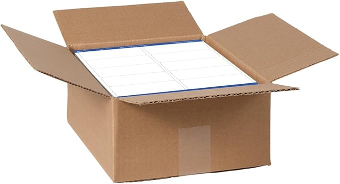 Avery Waterproof Labels with Ultrahold Adhesive, 2" x 4", Case of 5,000 Labels for Laser Printers (95523)