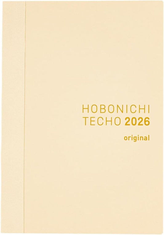 Hobonichi Techo 2026 Original Book – A6, English, Daily, January Start, Monday Start, Planner