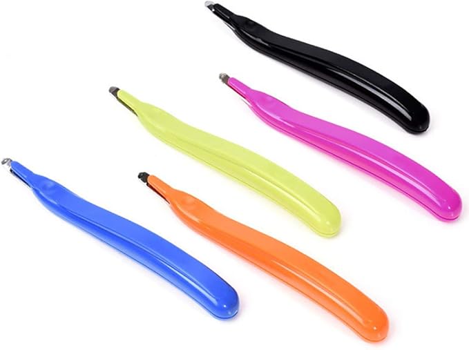 Staple Remover Professional Magnetic Easy Staple Removers Tool 5 PCS Staple Puller Remover Staple Pullers for Office, School and Home (Multicolor)
