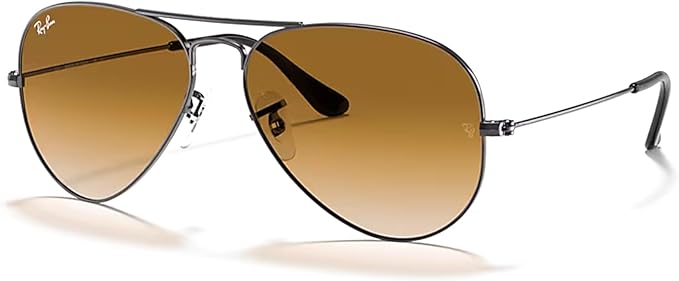 Ray-Ban RB3025 Metal Aviator Sunglasses For Men For Women +BUNDLE with ACCESSORY EYEWEAR KIT