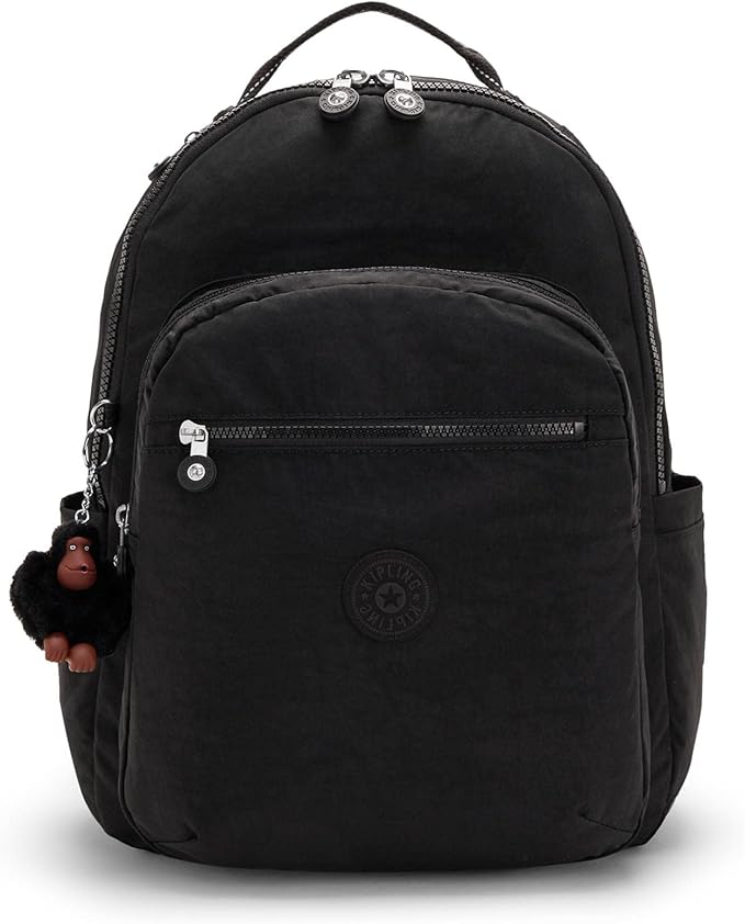 Kipling Women's Seoul 15" Laptop Backpack, Durable, Roomy with Padded Shoulder Straps, Built-In Protective Sleeve