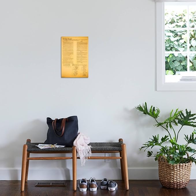 The Constitution Wall Poster, 19L" x 13W", Premium Unframed Version