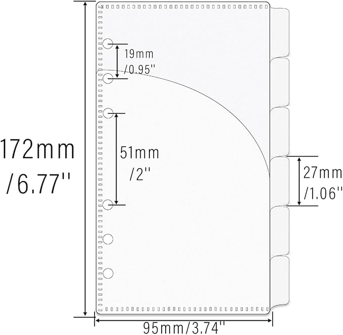 NatSumeBasics 12 A6 Cash Envelopes Frosted 0.3mm PP A6 Binder Pocket Dividers with Label Sticker for 6 Ring Budgeting Planner Inserts Supplies Accessories (12 Frosted)