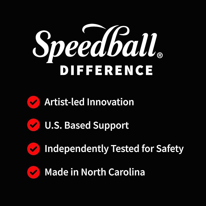 Speedball 004632 Acrylic Screen Acrylic Screen Printing Ink, 8 fl. oz., Dark Blue