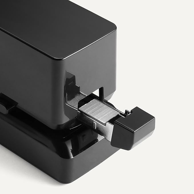 Amazon Basics Electric Automatic Stapler for Desk, 25 Sheet Capacity, No Jam Technology, Black