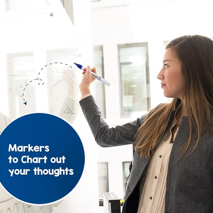 Cello Desk Station, Assorted office stationery items| Ball Pens, Marker, Highlighters |23 Stationery items & 1 pen stand| Ideal for office and home use, Multicolor | Best pen for Exam(Plastic)