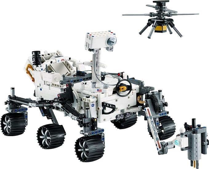 Lego Technic NASA Mars Rover Perseverance Space Model with AR Application Experience, Construction Toy Vehicle Science and Engineering, Gift for Boys and Girls 10 Years Old and Over 42158