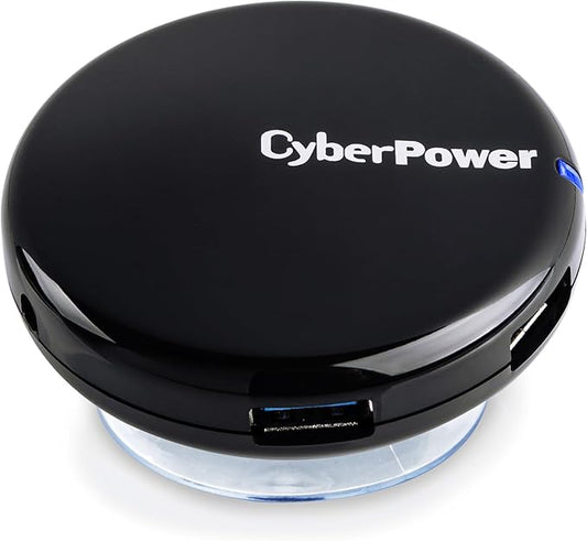 CyberPower CPH430PB 4 Port USB 3.0 SuperSpeed Hub - Black