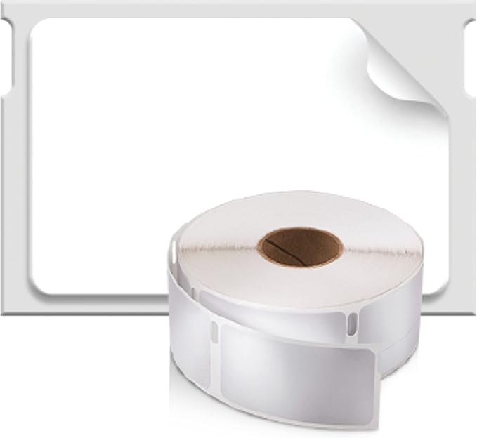 DYMO Authentic LW Library Book Spine Labels DYMO Labels for LabelWriter Printers White 1" x 1-1/2" 1 Roll of 750