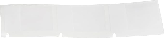 Brady Self-Laminating Vinyl Label Tape (M-91-427) - Black on White, Semi Clear Tape - Compatible with BMP41, BMP51, BMP53 Label Printers - 1.5" Height, .5" Width