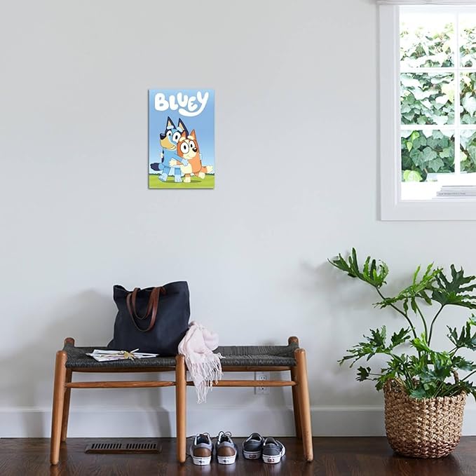 Bluey - Hug Wall Poster, 19L" x 13W", Premium Unframed Version