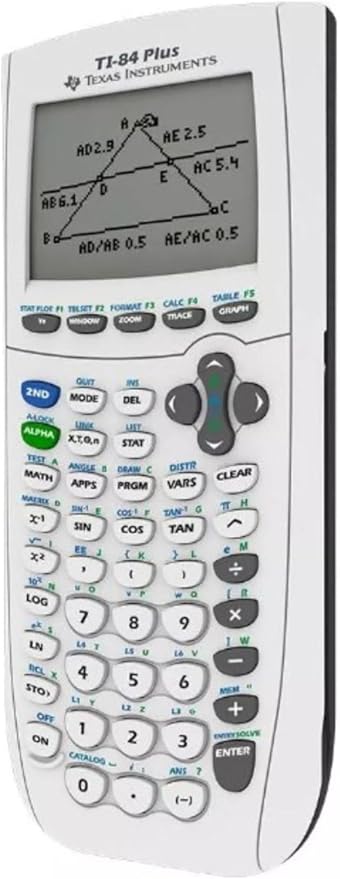 Texas Instruments Ti-84 Plus Graphing Calculator, White
