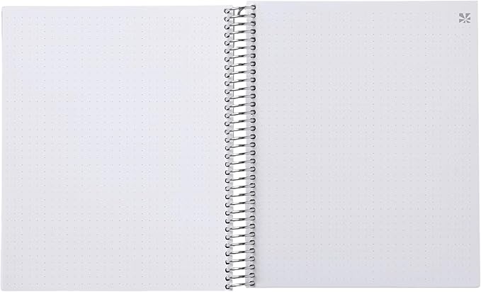 Erin Condren Dot Grid 7x9 Bold Blooms Cover Notebook Spiral Bound Journal for Writing, and Note Taking, Premium Paper, Stylish Floral Cover, Perfect for School, Office, and Creative Planning