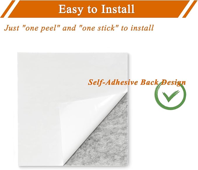 Square Felt Cork Bulletin Board Tiles, Self Adhesive DIY Felt Pin Board for Wall 30" x 20" with 35 Pushpins for Office School Home Wall Decor Stickers Memos Photos Display (Light Grey)