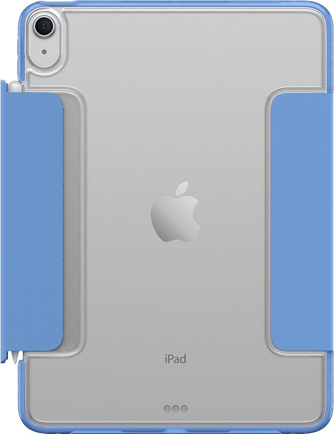 OtterBox - Symmetry Series 360 Elite Case for 10.9" iPad Air 4th/5th Gen - Scratch-Resistant Tablet Case with Folio and Apple Pencil Holder (Bell Bottom Blue)