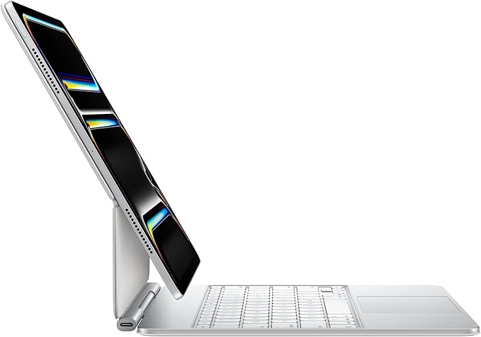 Apple iPad Magic Keyboard Case for iPad Pro 13-inch (M4 and M5), Great Typing Experience, Built-in Trackpad, Function Row, US English - White