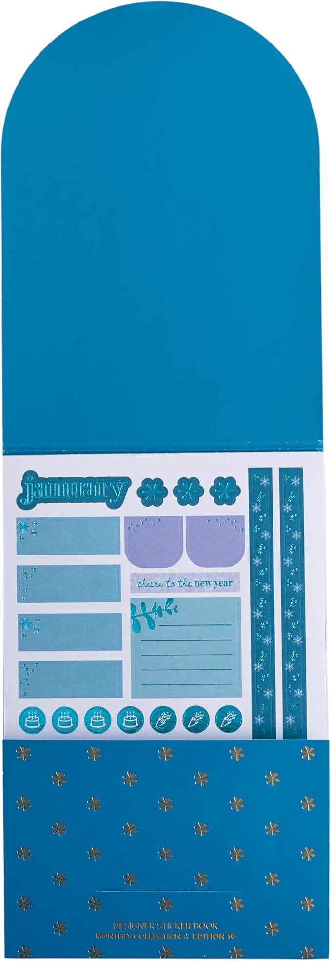 Erin Condren Monthly Sticker Book - Edition 10, Seasonal Stickers for Planning and Decorating, 478 Total Stickers, Sticker Book Collection