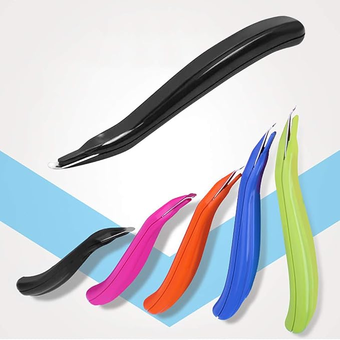 Staple Remover Professional Magnetic Easy Staple Removers Tool 5 PCS Staple Puller Remover Staple Pullers for Office, School and Home (Multicolor)