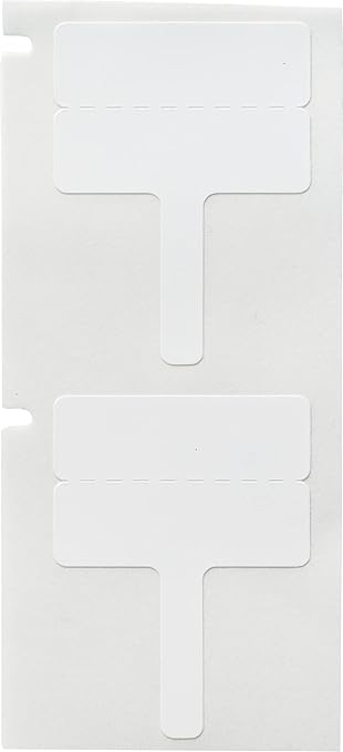 Brady T-Flag Matte Polypropylene Labels for M610, M611, M710, BMP61, and BMP71 Printers - 0.788" x 1.18". M6-1-425-FT
