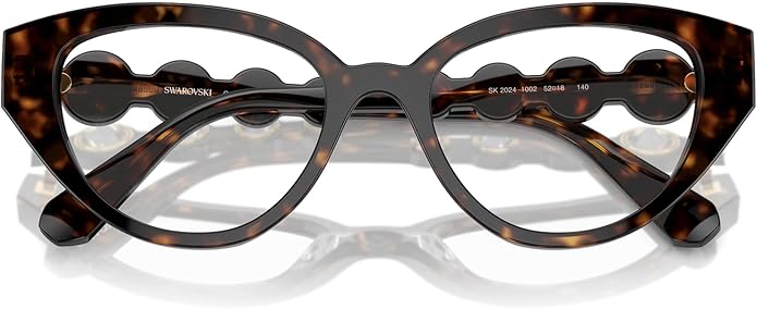 Swarovski womens Sk2024 Cat Eye Prescription Eyewear Frames