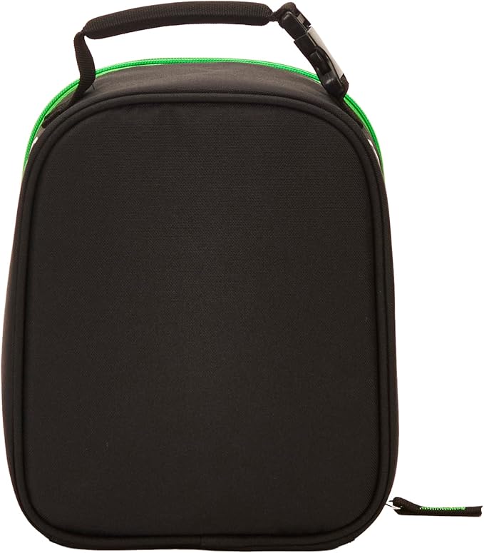 LEGO NINJAGO Lunch Box, Insulated Soft Reusable Lunch Bag Meal Container for Boys and Girls, Perfect for School, or Travel, Meal Tote to Keep Food and Drinks Cold, Hero Green