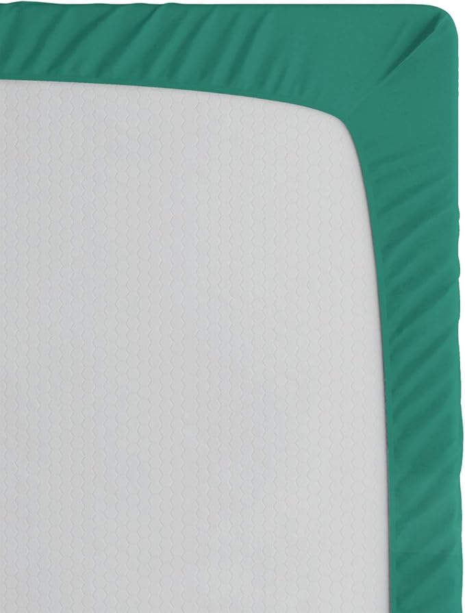 Ambesonne Dog Lover 2 Pack Fitted Sheet, Simplistic of Dog, Bed Cover All-Round Elastic Deep Pockets 2 Pieces, Package Contains 2 Queen Size Fitted Sheets, Seafoam Grey