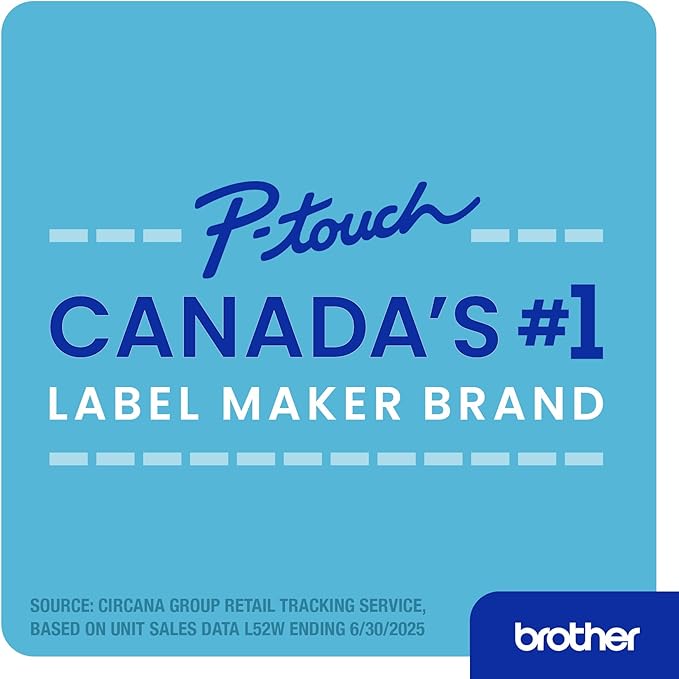 Brother P-Touch PT-N20 Personal Desktop Label Maker, Portable, Handheld and Prints, P-Touch Btag ~½” (12mm) Wide Color Personalized Label Tapes
