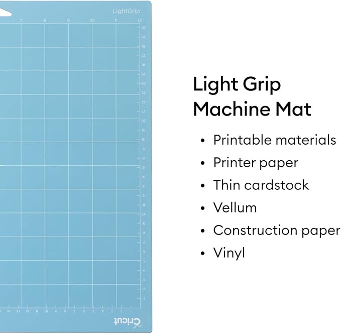 Cricut Cutting Mat Variety Pack (4 Count, 12in x 12in) - for Explore & Maker Machines - Includes 2 StandardGrip, 1 LightGrip, 1 StrongGrip