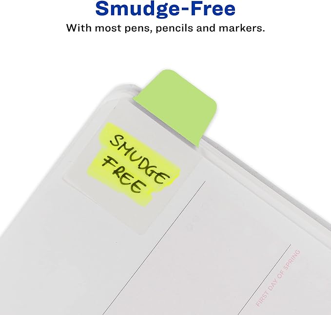 Avery Ultra Tabs, Mini Tabs, 1" x 1.5", 2-Side Writable, Assorted Pastel Colors, Self Adhesive, Repositionable, 40 Per Pack, 120 Total (3-Pack of 74761)