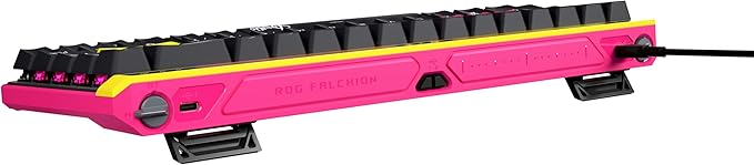 ASUS ROG Falchion Ace HFX Hall Effect Wired Gaming Keyboard – 65% TKL, Dual USB-C, Magnetic Switch, Rapid Trigger, Speed Tap, 8K Hz Polling, Touch Panel, Protective Cover, PBT Keycaps – ZywOo Edition