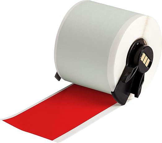 Brady All Weather Permanent Adhesive Vinyl Label Tape for M610, M611, M710, BMP61, and BMP71 Printers - 2" x 50', Red. M6C-2000-595-RD