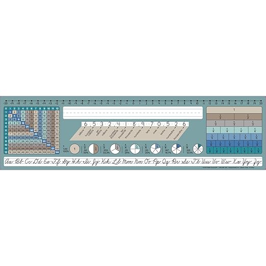 Really Good Stuff Cool and Calm Self-Adhesive Vinyl Desktop Helpers - Set of 24 - Intermediate